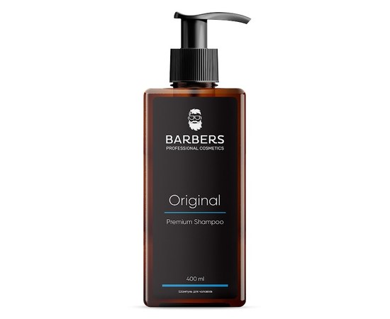 Изображение  Shampoo for men for daily use Barbers Original 400 ml
