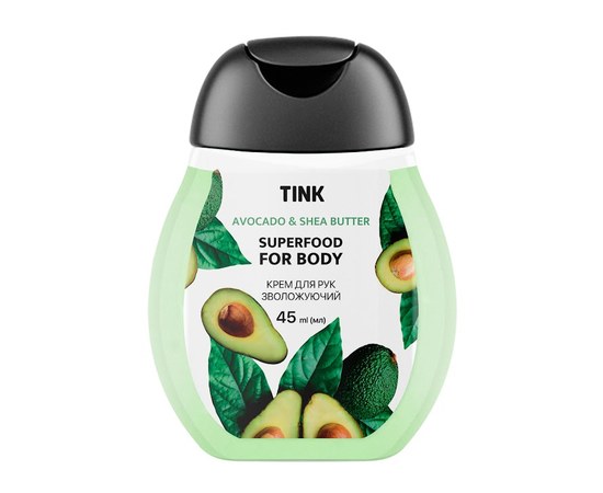 Зображення  Крем для рук зволожуючий Avocado з олією авокадо та маслом ши Tink 45 мл