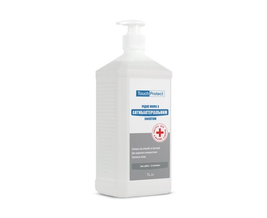 Зображення  Рідке мило з антибактеріальним ефектом Іони срібла-Д-пантенол Touch Protect 1000 мл
