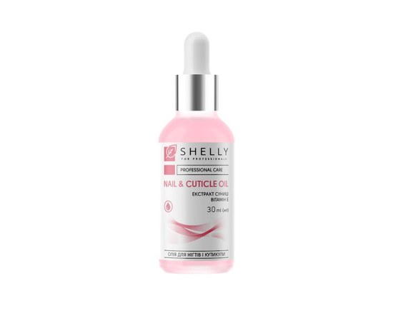 Изображение  Oil for nails and cuticles with strawberry extract and vitamin E Shelly 30 ml