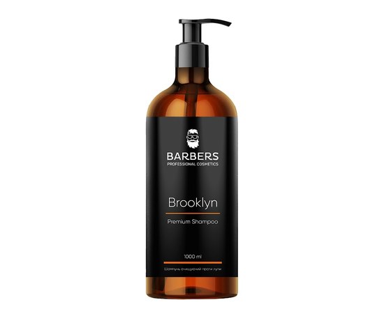 Изображение  Shampoo for men against dandruff Barbers Brooklyn 1000 ml