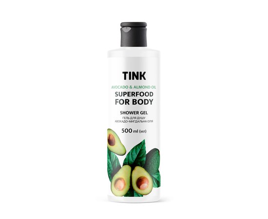 Изображение  Shower gel Avocado-Almond oil Tink 500 ml