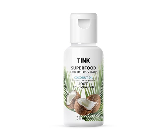 Изображение  Кокосовое масло косметическое Coconut Oil Tink 30 мл