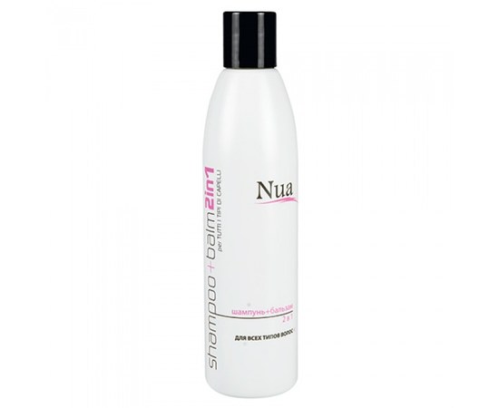 Изображение  Shampoo 2 in 1 for all hair types Nua, 250 ml