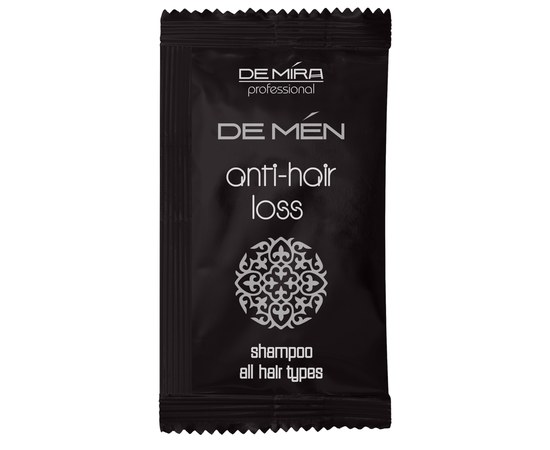 Изображение  Shampoo against hair loss, strengthening, cleaning DEMIRA DeMEN Anti-Hair Loss, sachet 10 ml