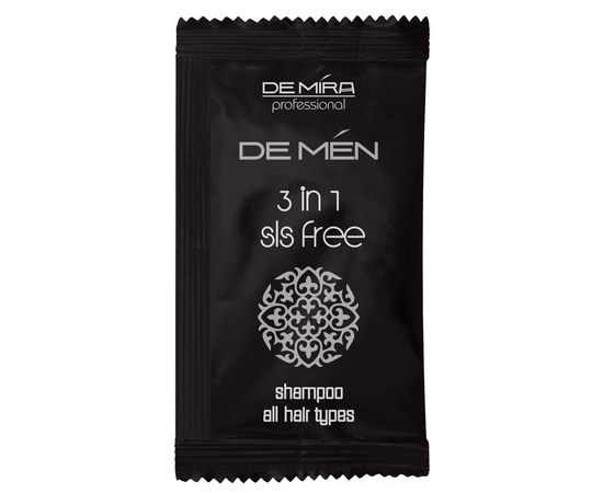 Изображение  Shampoo for all hair types, cleaning DEMIRA DeMEN 3 in 1, sachet 10 ml