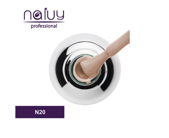 Изображение  Gel polish for nails NAIVY Gel Polish N20 Glass, 8 ml, Volume (ml, g): 8, Color No.: N20 glass