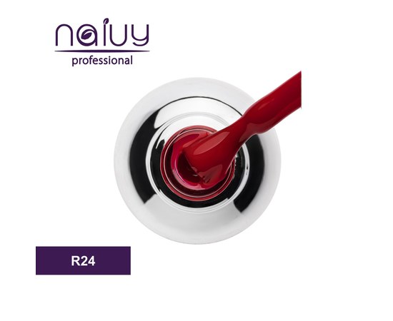 Изображение  Gel polish for nails NAIVY Gel Polish R24, Colection 2022, 8 ml, Volume (ml, g): 8, Color No.: R24