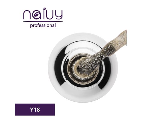 Изображение  Gel polish for nails NAIVY Gel Polish Y18, Colection 2022, 8 ml, Volume (ml, g): 8, Color No.: Y18