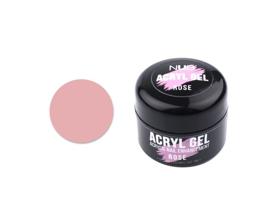 Зображення  Акрил-гель NUB Acryl Gel 5 г, холодно-рожевий, Об'єм (мл, г): 5, Цвет №: 002