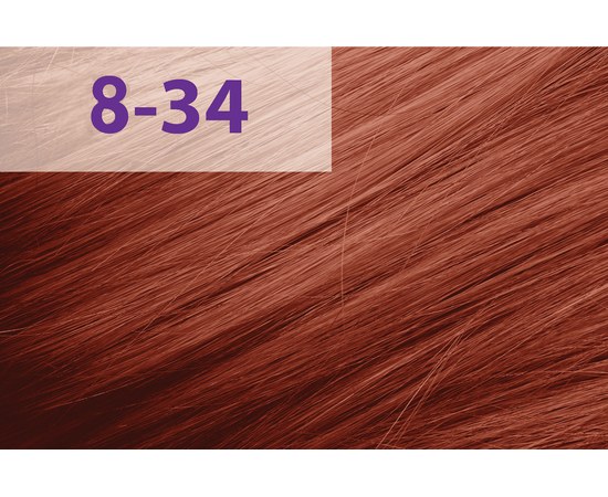 Изображение  Крем-краска для волос jNOWA SIENA CHROMATIC SAVE 8/34 90 мл, Объем (мл, г): 90, Цвет №: 8/34