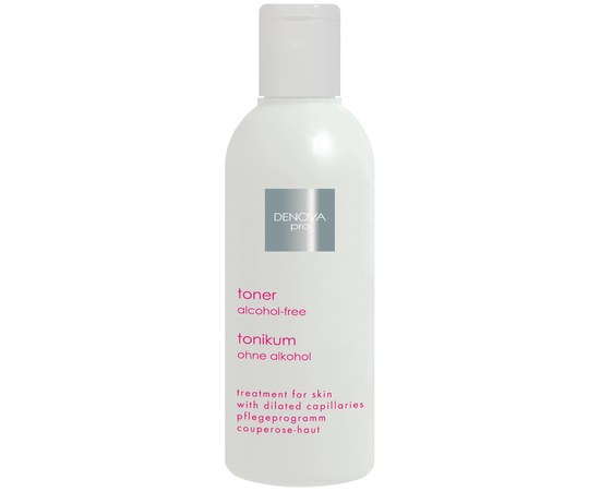 Изображение  Cleansing tonic for skin with dilated capillaries DENOVA PRO, 200 ml