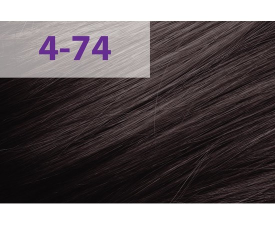 Зображення  Крем-фарба для волосся jNOWA SIENA CHROMATIC SAVE 4/74 90 мл, Об'єм (мл, г): 90, Цвет №: 4/74