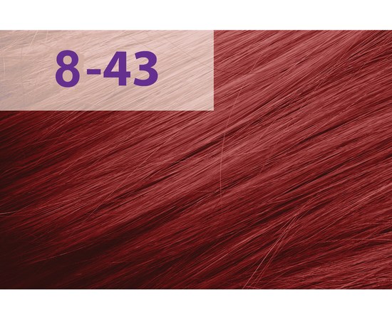Изображение  Cream hair dye jNOWA SIENA CHROMATIC SAVE 8/43 90 ml, Volume (ml, g): 90, Color No.: 8/43