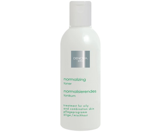 Изображение  Normalizing cleansing tonic for oily and combination skin DENOVA PRO, 200 ml