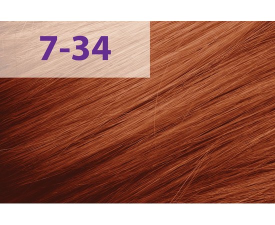 Изображение  Крем-краска для волос jNOWA SIENA CHROMATIC SAVE 7/34 90 мл, Объем (мл, г): 90, Цвет №: 7/34