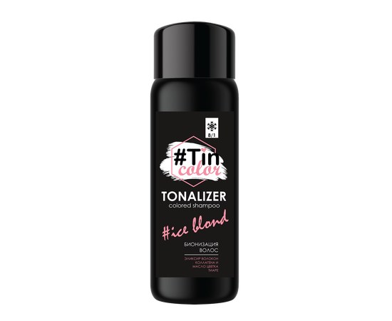 Изображение  Tonalizer for hair TIN COLOR Frosty blonde 8/1, 60 ml, Volume (ml, g): 60, Color No.: 44934