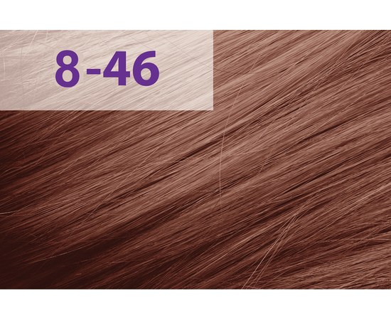 Зображення  Крем-фарба для волосся jNOWA SIENA CHROMATIC SAVE 8/46 90 мл, Об'єм (мл, г): 90, Цвет №: 8/46