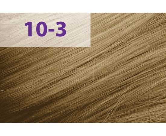 Зображення  Крем-фарба для волосся jNOWA SIENA CHROMATIC SAVE 10/3 90 мл, Об'єм (мл, г): 90, Цвет №: 10/3