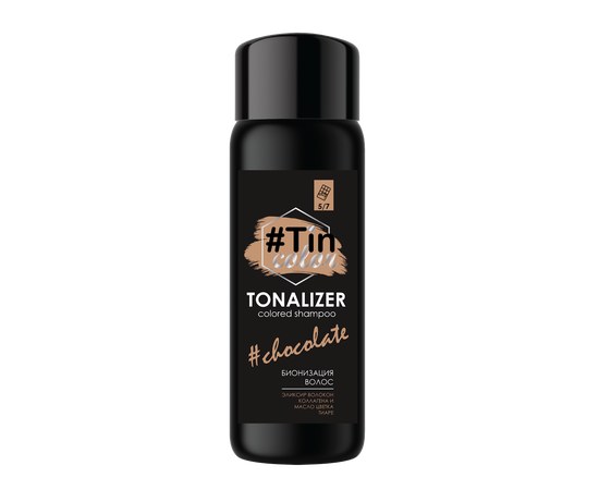 Изображение  Tonalizer for hair TIN COLOR Chocolate glaze 5/7, 60 ml, Volume (ml, g): 60, Color No.: 45112