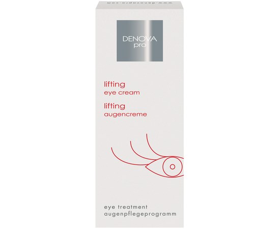 Изображение  Anti-wrinkle and dark circle lifting eye cream with coenzyme q10 and sweet almond DENOVA PRO, 15 ml