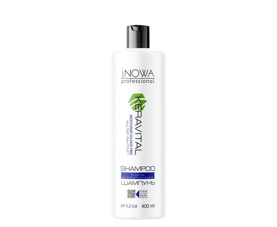 Изображение  Shampoo for daily use jNOWA KERAVITAL MOISTURIZE Sulfate Free, 400 ml