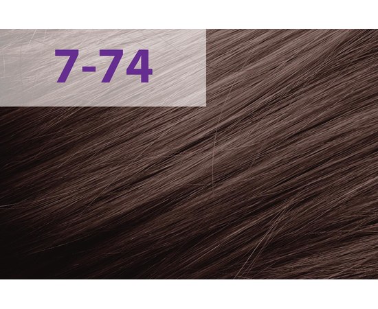Зображення  Крем-фарба для волосся jNOWA SIENA CHROMATIC SAVE 7/74 90 мл, Об'єм (мл, г): 90, Цвет №: 7/74