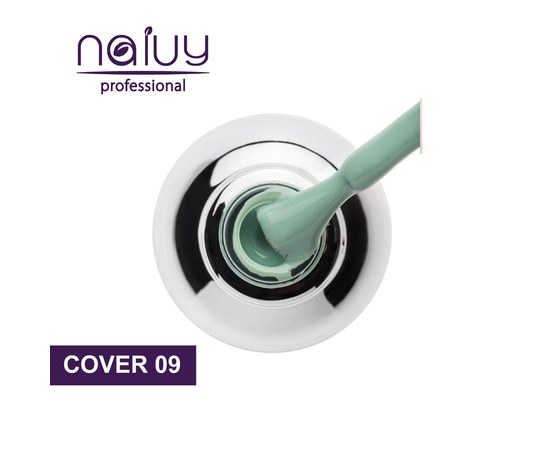 Изображение  Rubber camouflage base NAIVY Base Gel RUBBER Cover 09, 8 ml, Volume (ml, g): 8, Color No.: 9