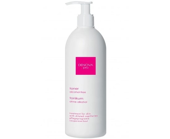 Изображение  Cleansing tonic for skin with dilated capillaries DENOVA PRO, 500 ml
