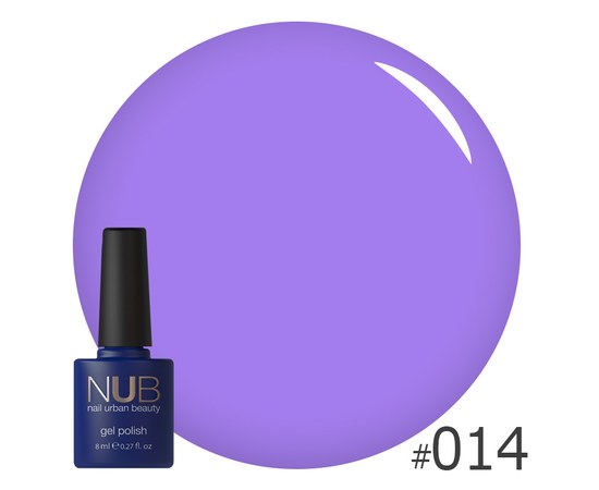 Изображение  Gel polish for nails NUB 8 ml No. 014, Volume (ml, g): 8, Color No.: 14