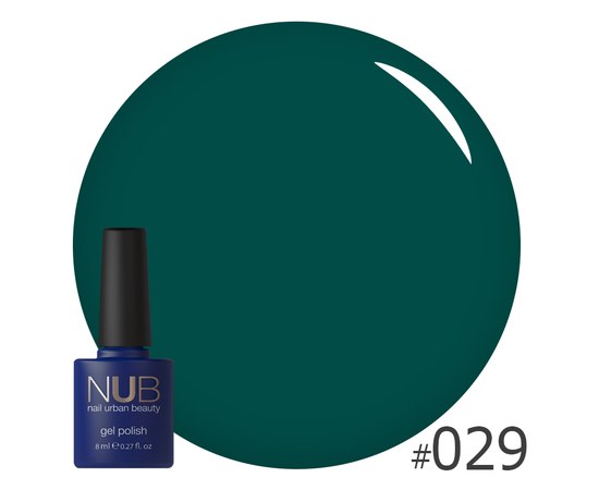 Изображение  Gel polish for nails NUB 8 ml № 029, Volume (ml, g): 8, Color No.: 29
