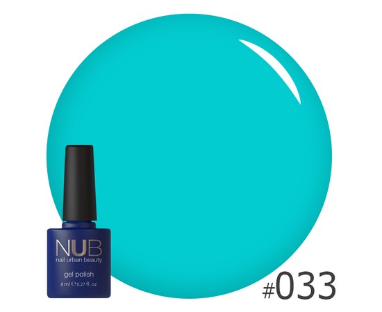 Изображение  Gel polish for nails NUB 8 ml № 033, Volume (ml, g): 8, Color No.: 33