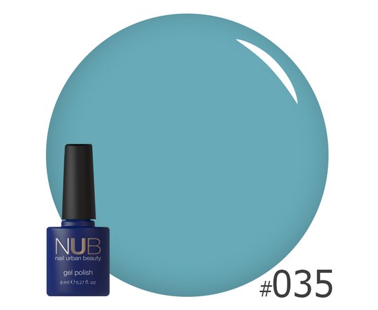Изображение  Gel polish for nails NUB 8 ml № 035, Volume (ml, g): 8, Color No.: 35