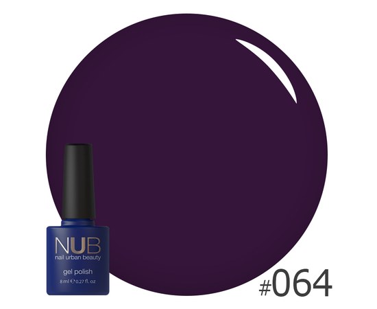 Изображение  Gel polish for nails NUB 8 ml № 064, Volume (ml, g): 8, Color No.: 64