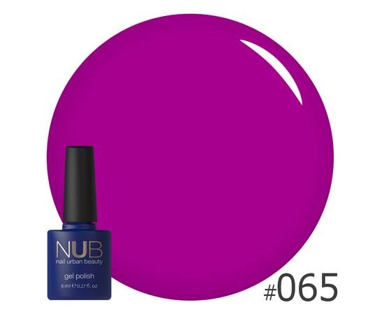 Изображение  Gel polish for nails NUB 8 ml № 065, Volume (ml, g): 8, Color No.: 65