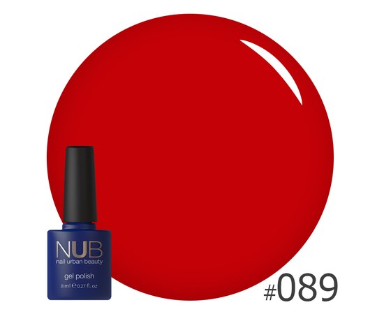 Изображение  Gel polish for nails NUB 11.8 ml No. 089 Dark Love, Volume (ml, g): 45149, Color No.: 89