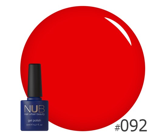 Изображение  Gel polish for nails NUB 8 ml № 092, Volume (ml, g): 8, Color No.: 92