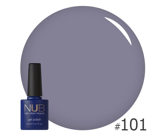Изображение  Gel polish for nails NUB 8 ml № 101, Volume (ml, g): 8, Color No.: 101