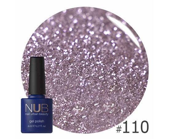 Изображение  Gel polish for nails NUB 8 ml № 110, Volume (ml, g): 8, Color No.: 110