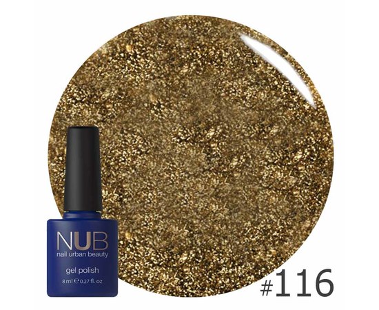 Изображение  Gel polish for nails NUB 8 ml № 116, Volume (ml, g): 8, Color No.: 116