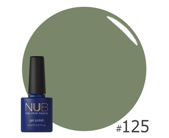 Изображение  Gel polish for nails NUB 8 ml № 125, Volume (ml, g): 8, Color No.: 125