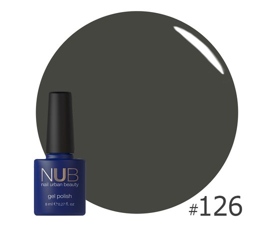 Изображение  Gel polish for nails NUB 8 ml № 126, Volume (ml, g): 8, Color No.: 126
