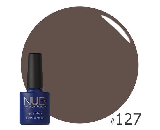 Изображение  Gel polish for nails NUB 8 ml № 127, Volume (ml, g): 8, Color No.: 127