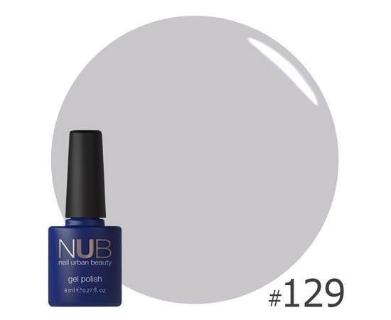 Изображение  Gel polish for nails NUB 8 ml № 129, Volume (ml, g): 8, Color No.: 129