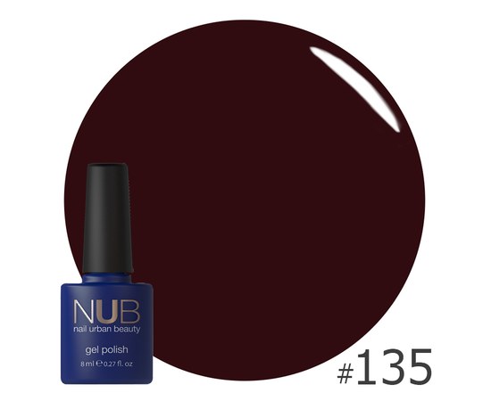 Изображение  Gel polish for nails NUB 8 ml № 135, Volume (ml, g): 8, Color No.: 135