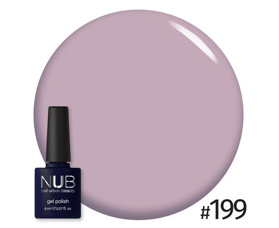 Изображение  Gel polish for nails NUB 8 ml № 199, Volume (ml, g): 8, Color No.: 199