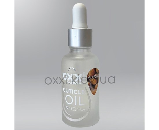 Изображение  Масло для кутикулы Oxxi Professional Cuticle Oil 30 мл, запах миндаля, Аромат: Миндаль, Объем (мл, г): 30