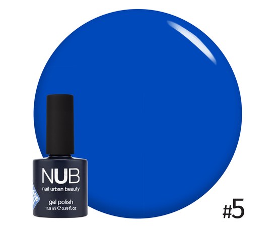 Изображение  Витражный гель-лак NUB Glass Gel Polish 11.8 мл, № 005, Объем (мл, г): 11.8, Цвет: 005