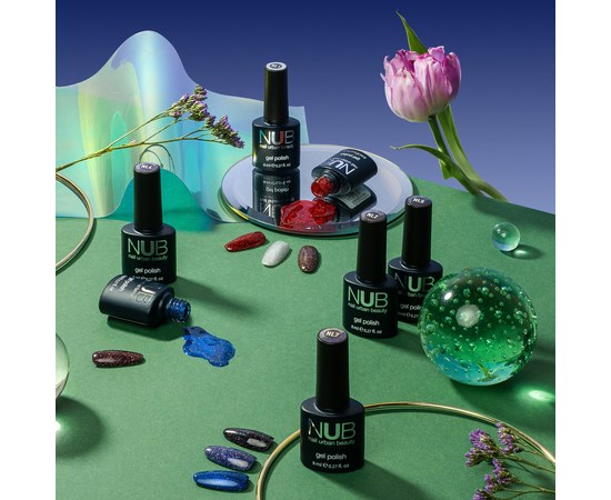 Изображение  Reflective gel polish with shimmer NUB Night Light 8 ml, № 013, Color No.: 13