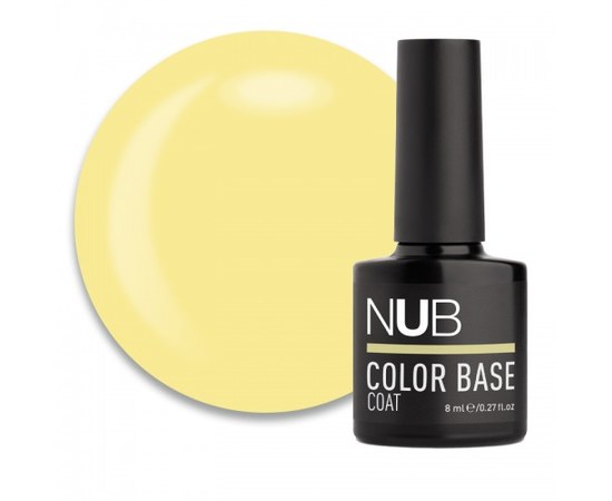 Изображение  Base color rubber NUB Color Base Coat 8 ml, No. 003, Volume (ml, g): 8, Color No.: 3